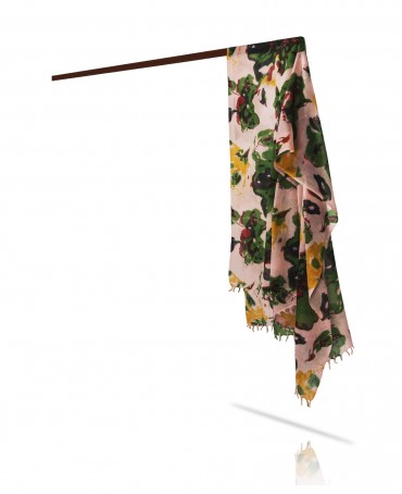 Палантин Женский W40-GRANDE.FLEUR/ROSE